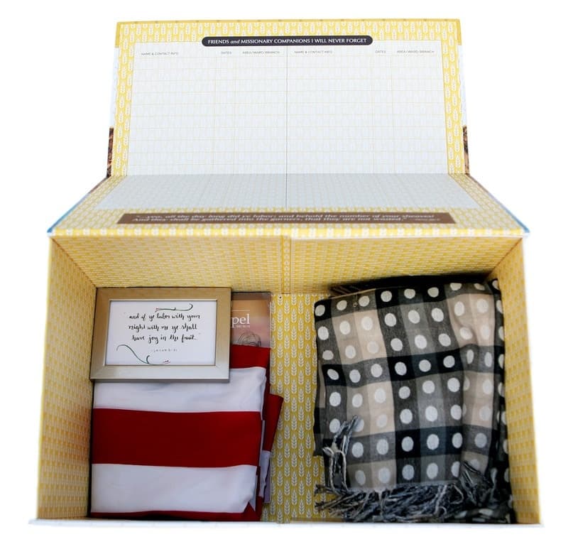 Premium Missionary Memory Box — LDS mission keepsake for returned missionaries